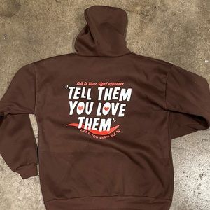 Brown streetwear sweater